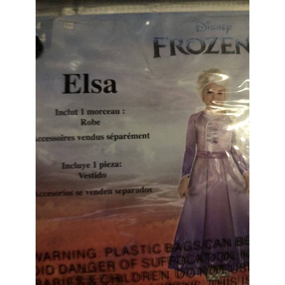 Disney Store Frozen II Elsa Dress Halloween Costume Size L 12-14 Years NWT - Picture 8 of 9
